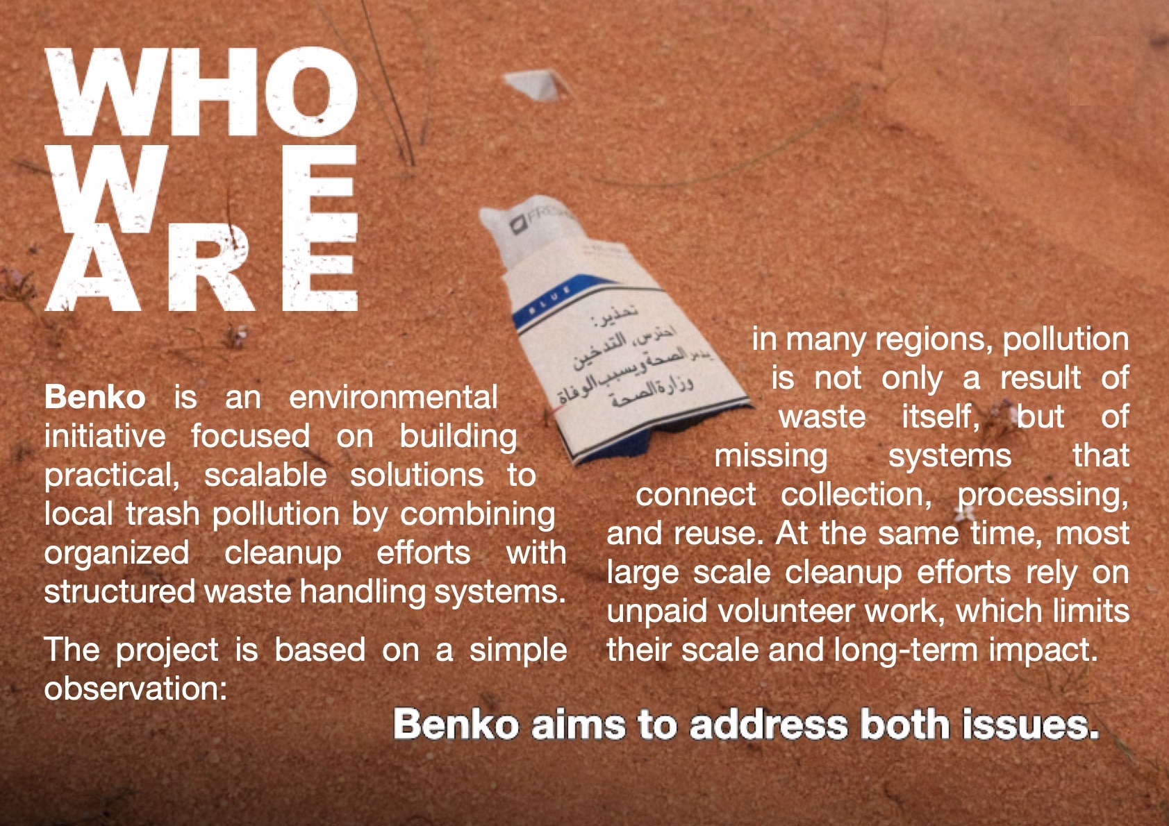 Benko overview - Who We Are